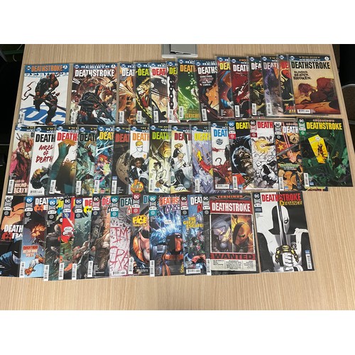 330 - DEATHSTROKE - #1 - 41 Plus Annual DC COMICS (2016) Almost unbroken run (No #9) 41 Comics in total in... 
