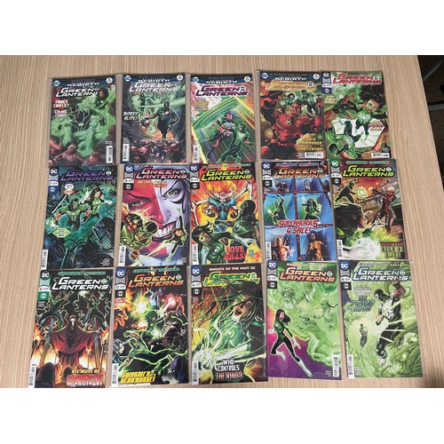 333 - GREEN LANTERNS #1 - 51 Plus Annual. DC Comics (2016) unbroken run except #3. Includes 2 versions of ... 