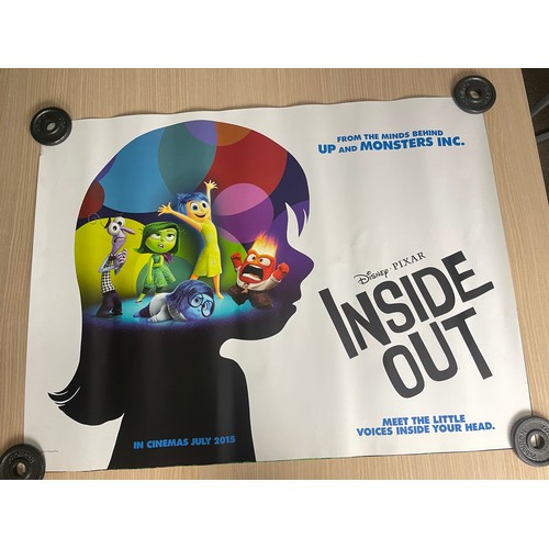 558 - 8 X DISNEY/PIXAR FILM MOVIE CINEMA QUAD POSTERS.
Featuring:
UP, INSIDE OUT, RATATOUILLE, FINDING DOR... 