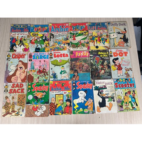 384 - Selection of 60s independent comics, including Archie, Ripley’s Believe It or Not, Daffy Duck). 18 c... 