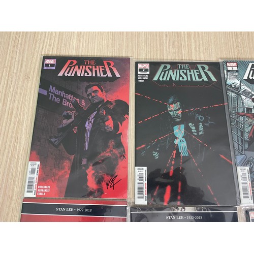 366 - THE PUNISHER JOB LOT of 11 Marvel comics including vol. 13 #1 - 7 Plus Vol 11 #1 -2 plus 2 x Marvel ... 