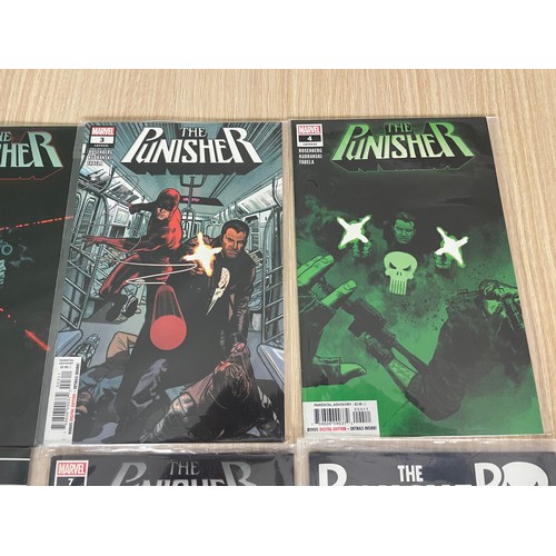 366 - THE PUNISHER JOB LOT of 11 Marvel comics including vol. 13 #1 - 7 Plus Vol 11 #1 -2 plus 2 x Marvel ... 