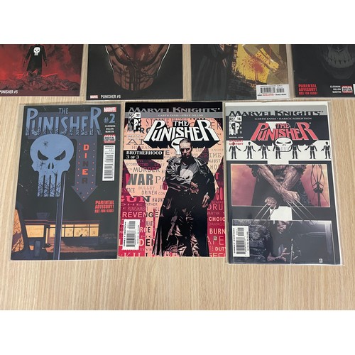 366 - THE PUNISHER JOB LOT of 11 Marvel comics including vol. 13 #1 - 7 Plus Vol 11 #1 -2 plus 2 x Marvel ... 