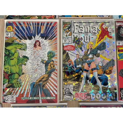 372 - Marvel Comic ‘gimmick’ covers (foils etc) from the 1990s. Including Hulk #400, Iron Man #300, X-Men,... 