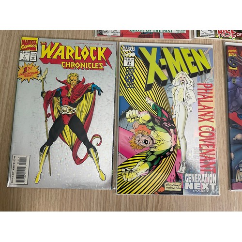 372 - Marvel Comic ‘gimmick’ covers (foils etc) from the 1990s. Including Hulk #400, Iron Man #300, X-Men,... 