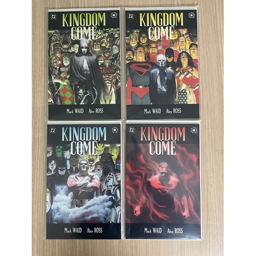 373 - Kingdom Come #1-4 - Complete DC Comics run. (1996). All Bagged & Boarded all FN/NM Condition.