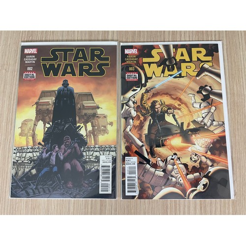 375 - Star Wars #1-7 Marvel Comics 2015
includes rare Skottie Young Variant cover of #1.
First App of Sana... 