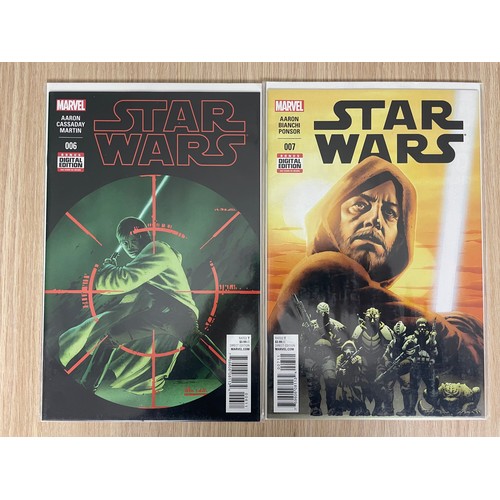 375 - Star Wars #1-7 Marvel Comics 2015
includes rare Skottie Young Variant cover of #1.
First App of Sana... 