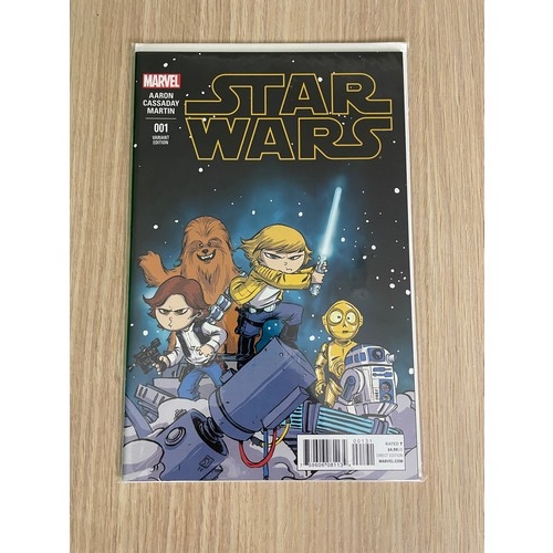 375 - Star Wars #1-7 Marvel Comics 2015
includes rare Skottie Young Variant cover of #1.
First App of Sana... 