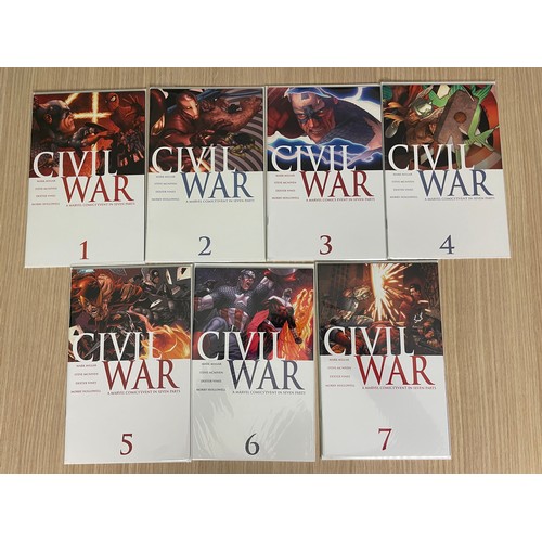 377 - Marvel Comics - Civil War full run #1-7.(2006). Complete run of this iconic series of comics. All Ba... 