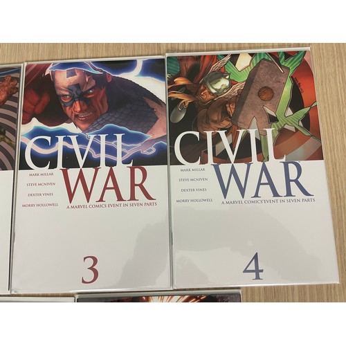 377 - Marvel Comics - Civil War full run #1-7.(2006). Complete run of this iconic series of comics. All Ba... 