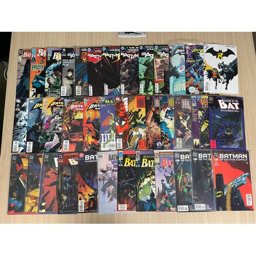 379 - DC Comics - Batman Bundle of comics 38 comics in total. some bagged, Some Boarded VG+ Conditions.