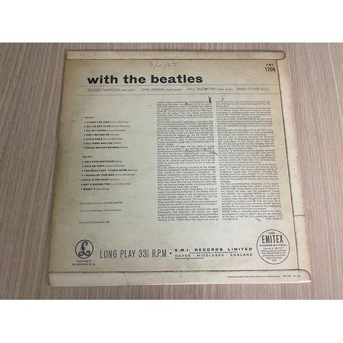 548 - 5 x The Beatles Vinyl Record Albums 33rpm. Featuring : help, please, please me, with the Beatles, ha... 