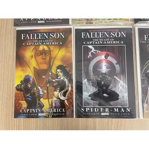 208 - Fallen Son: The death of Captain America Bundle plus Marvel Spotlight: Captain America Remembered. M... 