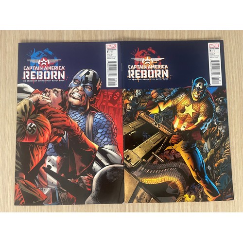 209 - Captain America Reborn#1 - 5 Limited Series Complete Run. Marvel Comics 2009. #1 Variant Cover.