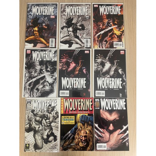 212 - Wolverine Vol 2. x 18 comics from #41 - 55 Including Variant covers of some issues. Mostly Bagged, S... 