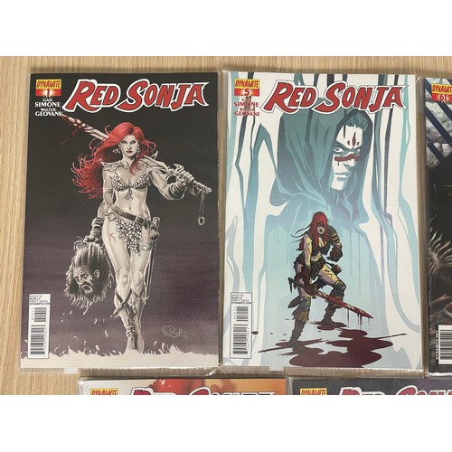 229 - Red Sonja Comics - #1, #5, #61,#74,#78 & #79 plus Queen Sonja #19. Dynamite Comics - 7 comics in tot... 