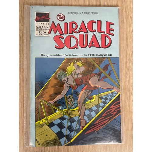 244 - The Miracle Squad #1 - 4. Upshot Graphics Comics 1986. All 4 parts of the 4 part series. VG Conditio... 