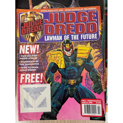 249 - UK Comics Job Lot, Featuring Judge Dredd, 2000AD and Eagle. 32 Comics in total.
Judge Dredd Lawman o... 