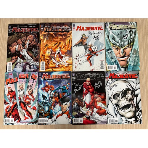 254 - Mr Majestic Job Lot. Wildstorm and DC Comics. Multiple signatures by writers Dan Abnett and Andy Lan... 