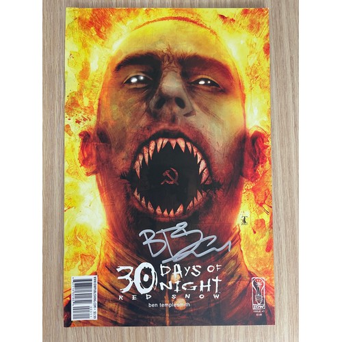 258 - 30 Days of Night : Red Snow #1 - 3 by Ben Templesmith all 3 copies signed by Ben Templesmith. IDW co... 