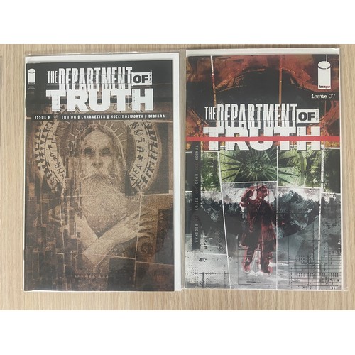 267 - DEPARTMENT OF TRUTH # 1- 11.
Featuring #1 (second print) & #1 Jenny Frison Variant. #2 - 11 All Firs... 