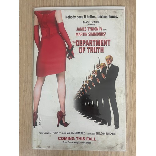 269 - DEPARTMENT OF TRUTH, #13 James Bond Homage. Sheldon Bueckert Variant. Image Comics (2021) NM Con edi... 