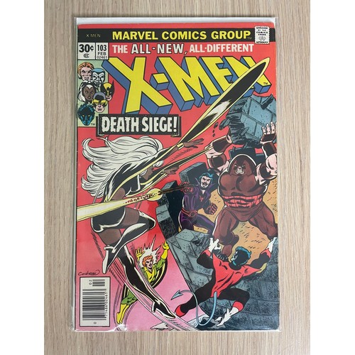 271 - Uncanny X-Men #103. Marvel Comics 1977. Wolverine's first name revealed to be 'Logan'. FN- Condition... 