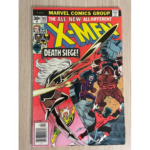 271 - Uncanny X-Men #103. Marvel Comics 1977. Wolverine's first name revealed to be 'Logan'. FN- Condition... 