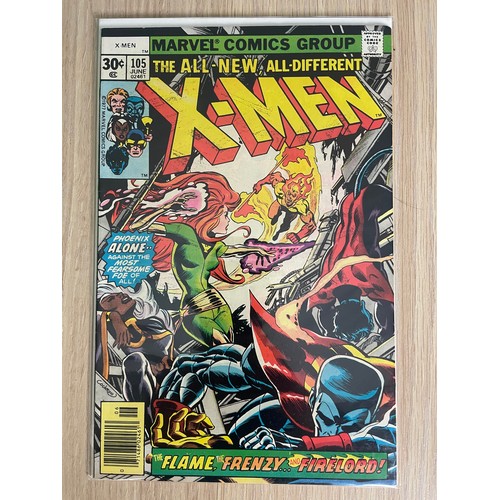 272 - Uncanny X-Men #104, #105 & #106. Marvel Comics 1977 featuring 1st Appearances of Corsair, Ch'od, Lil... 