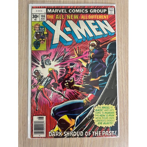 272 - Uncanny X-Men #104, #105 & #106. Marvel Comics 1977 featuring 1st Appearances of Corsair, Ch'od, Lil... 