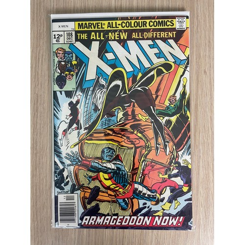 273 - Uncanny X-Men #108. Marvel Comics 1977. First John Byrne artwork on X-Men titles. FN Condition. Bagg... 