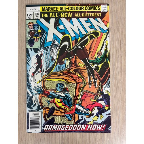 273 - Uncanny X-Men #108. Marvel Comics 1977. First John Byrne artwork on X-Men titles. FN Condition. Bagg... 