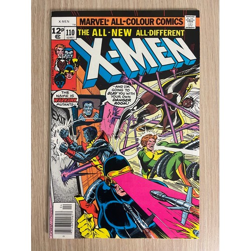 275 - Uncanny X-Men #110 & 112. Marvel Comics 1978. 
#110 = VG Condition #112 = Good condition Cover detac... 