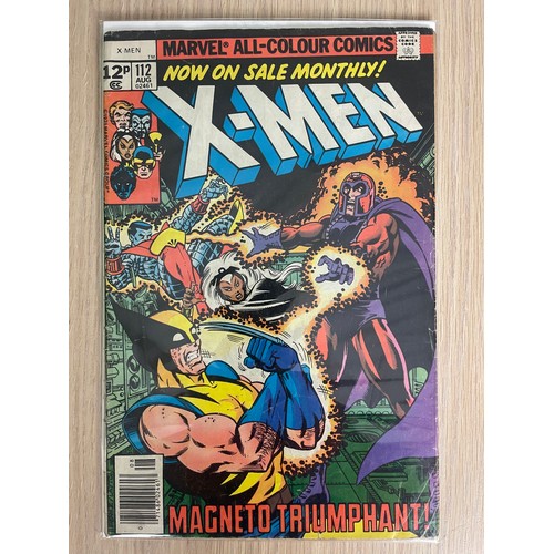 275 - Uncanny X-Men #110 & 112. Marvel Comics 1978. 
#110 = VG Condition #112 = Good condition Cover detac... 