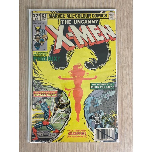 276 - Uncanny X-Men #124 & #125. Marvel Comics 1979. VG/FN Condition. Both Bagged & Boarded.