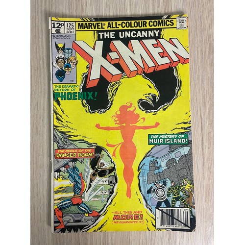 276 - Uncanny X-Men #124 & #125. Marvel Comics 1979. VG/FN Condition. Both Bagged & Boarded.