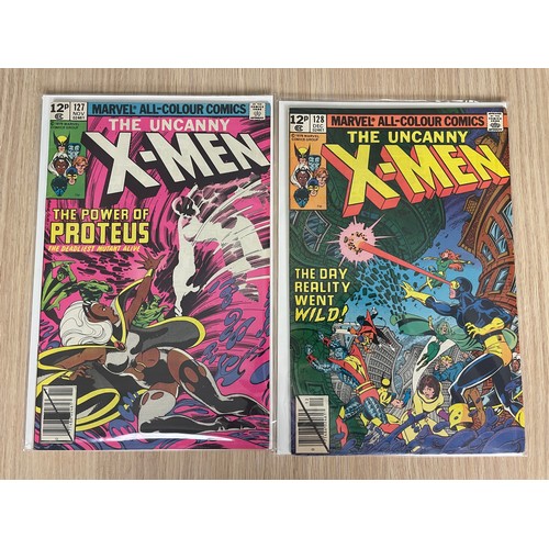 277 - Uncanny X-Men #127 & 128. Marvel Comics 1979. FN Condition. Both Bagged & Boarded.