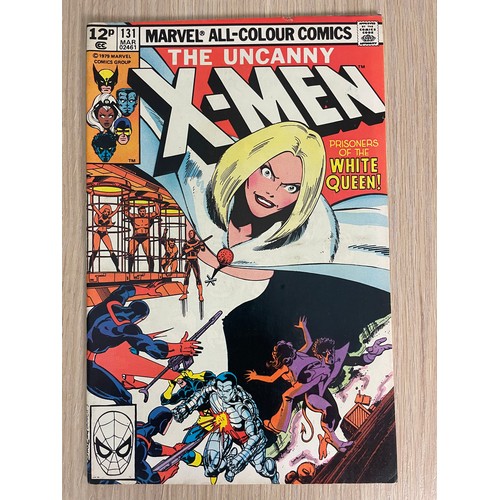 278 - Uncanny X-Men #131 & #132. Marvel Comics 1980. 
#131 Key comic - First Appearance of Emma Frost.
FN ... 