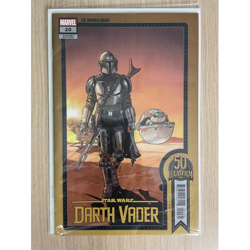 281 - Star Wars Darth Vader #20 The Mandalorian Variant Cover 1st Print. NM Condition. Bagged & Boarded.