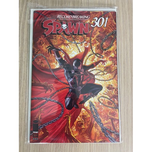 284 - Spawn #301. Image Comics. 2019. Ross Cover. NM Condition. Bagged & Boarded