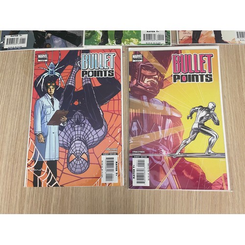 286 - Bullet Points #1 - 5. Complete Set. Marvel Comics 2007. NM Condition. All Bagged & Boarded.