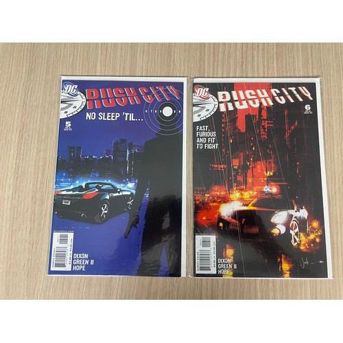 287 - Rush City #1 - 6. Complete Set DC Comics 2006. NM Condition. All Bagged & Boarded.