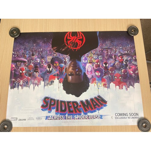 473 - SPIDER-MAN ACROSS THE SPIDER-VERSE Original Rolled UK Cinema Quad Film Poster Double Sided. 
A great... 