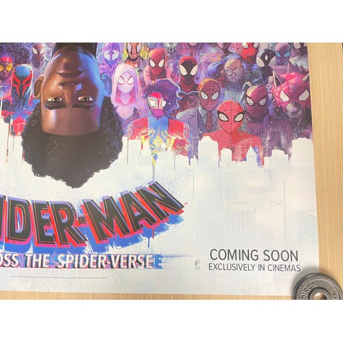 473 - SPIDER-MAN ACROSS THE SPIDER-VERSE Original Rolled UK Cinema Quad Film Poster Double Sided. 
A great... 