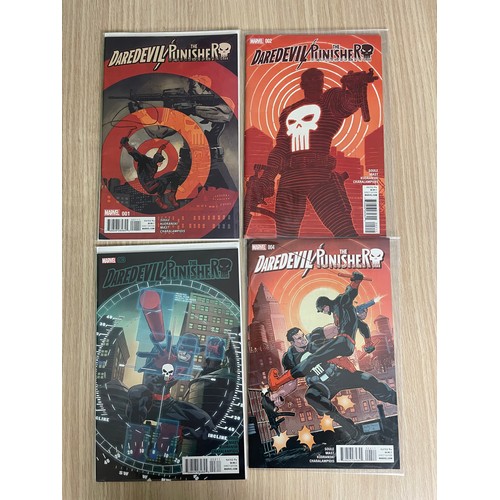 289 - Daredevil/Punisher #1-4. Complete mini series. Marvel Comics 2016.