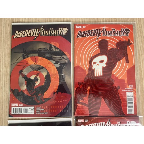 289 - Daredevil/Punisher #1-4. Complete mini series. Marvel Comics 2016.