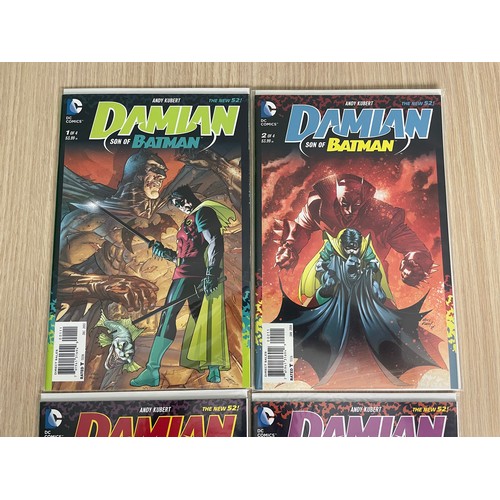 290 - Damian, Son of Batman #1-4. Complete set DC Comics 2014. NM Condition.