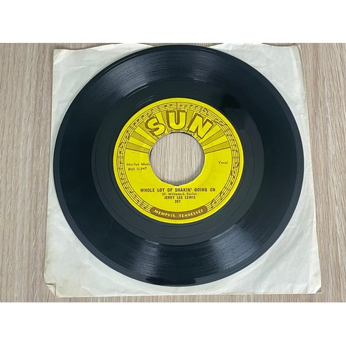 486 - Jerry Lee Lewis - 'Whole Lot of Shakin' Going On' Sun Single. Sun 267. VG Condition. 45RPM Vinyl 7