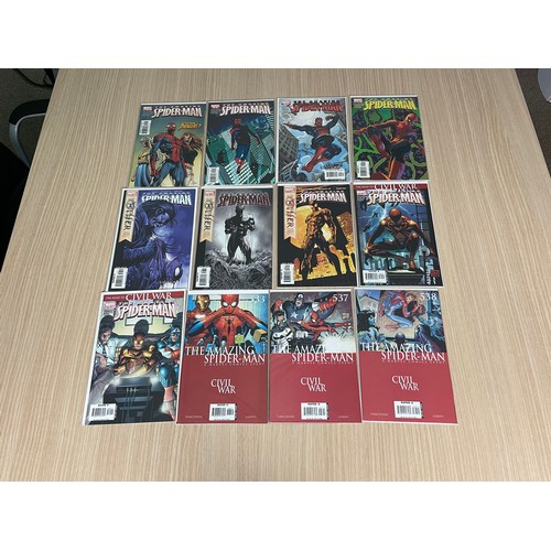 447 - THE AMAZING SPIDER-MAN BUNDLE - #519, 522, 523, 524, 526, 527, 528, 530, 531, 533, 537, 538. 12 Comi... 